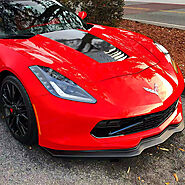 Enhance Your Corvette C7 with Stage 2 Primer Black Splitter Ground Effect