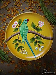 Hand Painted Wall Plates at Yellow Verandah