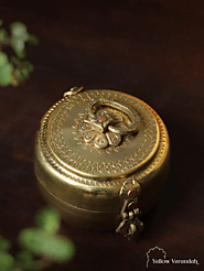 Brass Pan Box - Yellow Verandah