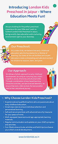 Introducing London Kids Preschool in Jaipur
