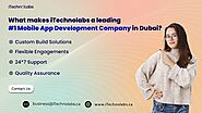 iTechoLabs - Your Premier Mobile App Development Company in Dubai