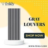 Grey Louvers - Buy Premium Quality Grey Louvers Online at Low Prices In India | Frikly.com