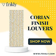 Corian Finish Louvers - Buy Premium Quality Corian Finish Louvers Online at Low Prices In India | Frikly.com