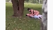 BUSTED in Park Having Sex Then Chased