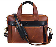 Arezzo Leather Overnight Bag Walnut Brown