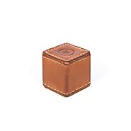 Aurora Leather Paper weight - Caramel Brown