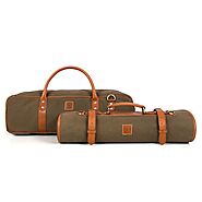 Malaga Canvas Knife Roll & Bag Combo - Moss Green