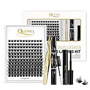 QUEWEL DIY Eyelash Extensions Kit, 144 Pcs