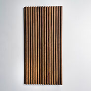 These wooden louvers are great for use with interior styles, including modern
