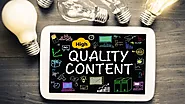High Quality Website Content -8 Easy Ways To Create It