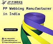 PP Webbing Manufacturer in India