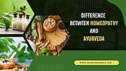 Difference Between Homeopathy and Ayurveda | Granved herbals
