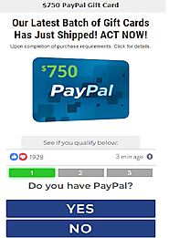 Follow the instruction and you'll receive huge Free Paypal Cash