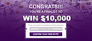 Only enter your email and you'll receive $10,000 now