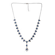 Swarvoski Blue Stone Necklace