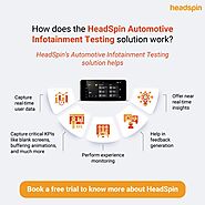 HeadSpin’s Infotainment Testing Solution
