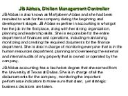 JB Abbas, Dhillon Management Controller