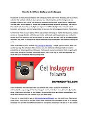 How to get more instagram followers