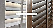 Poly Shutters vs. Wood Shutters: Which is Better for Your Home?