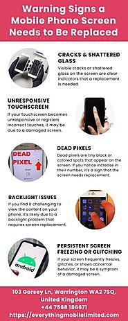 Warning Signs a Mobile Phone Screen Needs to Be Replaced