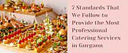 Professional Catering Services in Gurgaon