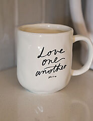 Spread Love with Our 'Love One Another' Mug - Blessed Is She