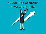 How to Find Company Investors in India - 40000+ Prospects
