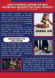 How a Criminal Lawyer Can Help Individuals Navigate the Legal Process?