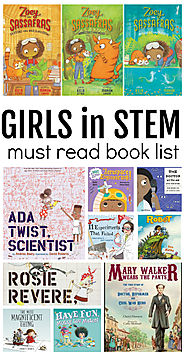 Girls In STEM Book List - No Time For Flash Cards