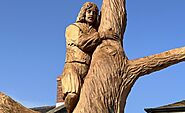 Charles II sculpture gives new life to pub's dead oak tree