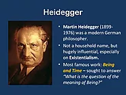 Martin Heidegger biography.