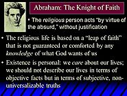 Abraham: The knight of faith