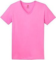 Hanes Women's Relax Fit Jersey V-Neck Tee