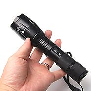 Cisno Latest Zoomable 5 Mode 2000 Lumen Cree T6 LED Flashlight Tactical Adjustable Focus Torch for Hiking Light Lamp