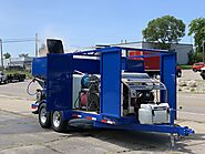 Best-Selling Trash Bin Cleaning Trailer with Wastewater Recycling & Filtration. www.trashbincleanersdirect.com