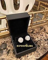 Sparkle and Style: Discover the Beauty of Moissanite Earrings from HipHopBling.com