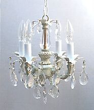 Gorgeous Shabby Chic Crystal Chandelier Ideas For A Bathroom – Reviews