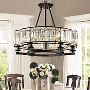 Gorgeous Crystal Chandeliers For The Dining Room – Transitional Lighting You’ll Love