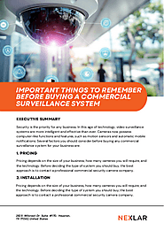 Important Things to Remember Before Buying A Commercial Surveillance System