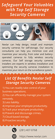 Safeguard Your Valuables with Top Self Storage Security Cameras