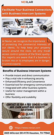 Facilitate Your Business Connections with Business Intercom Systems