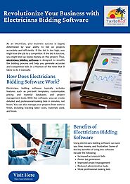 Revolutionize Your Business with Electricians Bidding Software by Turbobid - Issuu