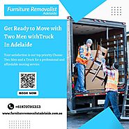 Two Men And A Truck in Adelaide| Furniture Removalist Adelaide