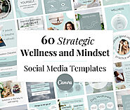Wellness Social Media Canva Template Kit | The Creatives Desk