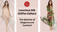 Luxurious Silk Chiffon Kaftans: The Epitome of Elegance and Comfort! – Sartorium Lux