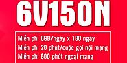 Đăng ký gói 6V150N Viettel ( V150N 6 Tháng ) có 6GB 1 Ngày trong 6 Tháng - Dịch vụ 4G Viettel