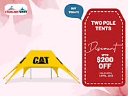 Win you next event with our two pole tents at best prices