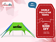Gather a huge crowd with our Double pole star tents in next event