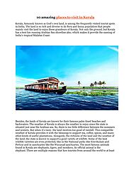 10 Amazing Places to Visit in Kerala 2023 by nitsaholiday - Issuu