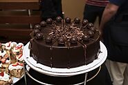 Dubai Fountain Chocolate Cake